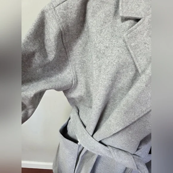 Gap Factory Light Gray Relaxed Topcoat In XXL - Picture 6 of 13